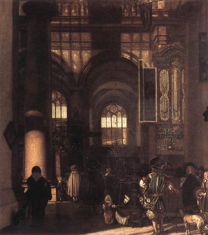 WITTE, Emanuel de Interior of a Church China oil painting art